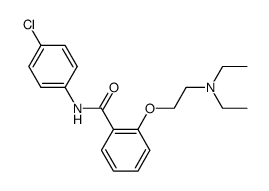 N-(4-Chlorophenyl)-2-[2-(diethylamino)ethoxy]benzamide结构式