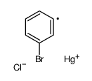 (3-bromophenyl)-chloromercury Structure