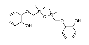1,3-Bis-(o-hydroxy-phenoxymethyl)-tetramethyl-disiloxan结构式