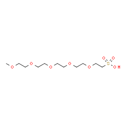 m-PEG5-sulfonic acid结构式