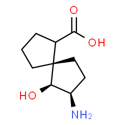 Spiro[4.4]nonane-1-carboxylic acid, 7-amino-6-hydroxy-, [5alpha(S*),6beta,7beta]- (9CI) structure