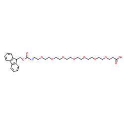Fmoc-N-PEG7-acid结构式