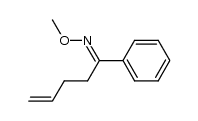 E-O-methyl 3-butenyl phenyl ketone oxime结构式