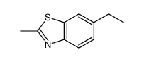 BENZOTHIAZOLE, 6-ETHYL-2-METHYL- Structure