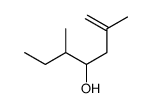 2,5-dimethylhept-1-en-4-ol Structure