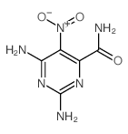 4-Pyrimidinecarboxamide,2,6-diamino-5-nitro-结构式