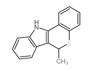 [1]Benzothiopyrano[4,3-b]indole,6,11-dihydro-6-methyl-结构式