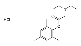 diethyl-[2-oxo-2-(2,4,6-trimethylphenoxy)ethyl]azanium,chloride结构式