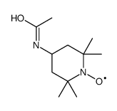 N-(1-λ1-oxidanyl-2,2,6,6-tetramethylpiperidin-4-yl)acetamide结构式