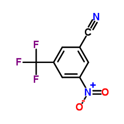 3-Nitro-5-(trifluoromethyl)benzonitrile structure