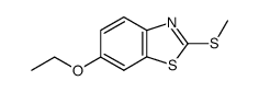 Benzothiazole, 6-ethoxy-2-(methylthio)- (6CI,8CI,9CI) Structure