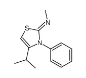 N-methyl-3-phenyl-4-propan-2-yl-1,3-thiazol-2-imine Structure