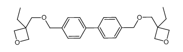 4,4'-bis[(3-ethyloxetan-3-yl)methoxymethyl]biphenyl Structure