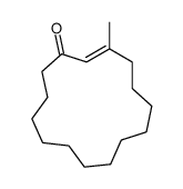 (2E)-3-methylcyclopentadec-2-en-1-one Structure