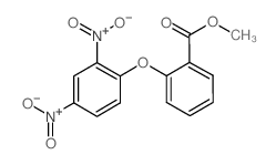 Methyl 2-(2,4-dinitrophenoxy)benzoate Structure