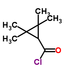 2,2,3,3-四甲基环丙烷羧酸酰氯结构式