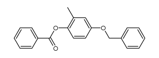 4-(BENZYLOXY)-2-METHYLPHENYL BENZOATE structure