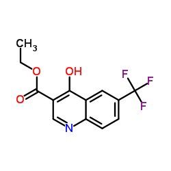 Ethyl 4-hydroxy-6-(trifluoromethyl)quinoline-3-carboxylate structure