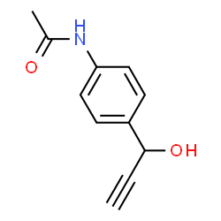 Acetamide,N-[4-(1-hydroxy-2-propynyl)phenyl]- (9CI) picture