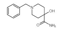 1-Benzyl-4-hydroxypiperidine-4-carboxamide Structure