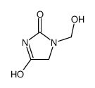 1-(hydroxymethyl)imidazolidine-2,4-dione Structure