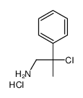 2-Chloro-2-phenyl-1-propanamine hydrochloride (1:1) Structure