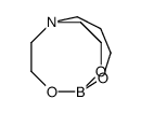 5,7,12-trioxa-1-aza-6-borabicyclo[4.3.3]dodecane结构式