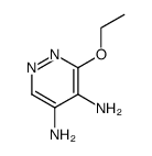 Pyridazine,4,5-diamino-3-ethoxy- (8CI) structure