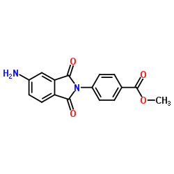 4-(5-AMINO-1,3-DIOXO-1,3-DIHYDROISOINDOL-2-YL)BENZOICACIDMETHYLESTER结构式