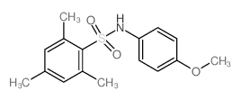 N-(4-Methoxyphenyl)-2,4,6-trimethylbenzenesulfonamide结构式