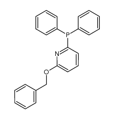 2-(benzyloxy)-6-(diphenylphosphino)pyridine结构式