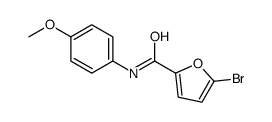 5-bromo-N-(4-methoxyphenyl)-2-furamide结构式
