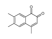 1,2-Naphthalenedione, 4,6,7-trimethyl- (9CI) picture