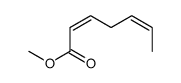 methyl (2E,5E)-hepta-2,5-dienoate structure