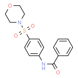 N-[4-(4-morpholinylsulfonyl)phenyl]benzamide Structure