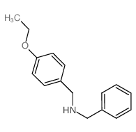 Benzyl-(4-ethoxy-benzyl)-amine结构式