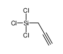 trichloro(prop-2-ynyl)silane结构式