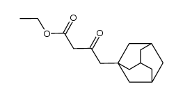 4-adamantan-1-yl-3-oxobutyric acid ethyl ester Structure