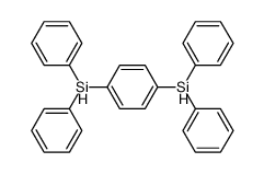 Benzene, 1,4-bis(diphenylsilyl)- structure