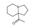 Ethanone, 1-(hexahydro-8a(1H)-indolizinyl)- (9CI) Structure