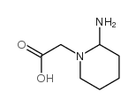 1-Piperidineaceticacid,2-amino-(9CI) Structure