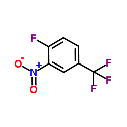 3-硝基-4-氟三氟甲苯结构式