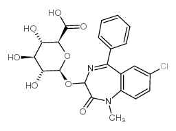 Temazepam β-D-Glucuronide结构式