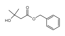 Benzyl3-hydroxy-3-methylbutanoate Structure