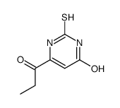 6-propanoyl-2-sulfanylidene-1H-pyrimidin-4-one Structure