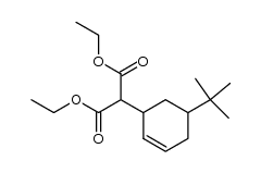 Diaethyl-(5-tert-butyl-cyclohex-2-yl)-malonat Structure