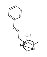 3,8-Diazabicyclo(3.2.1)octane, 3-(3-phenylallyl)-8-propionylamino-结构式