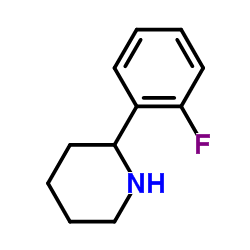 2-(2-Fluorophenyl)piperidine Structure