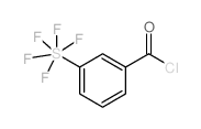 3-(pentafluoro-λ6-sulfanyl)benzoyl chloride structure