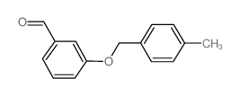3-[(4-甲基苄基)氧基]苯甲醛结构式